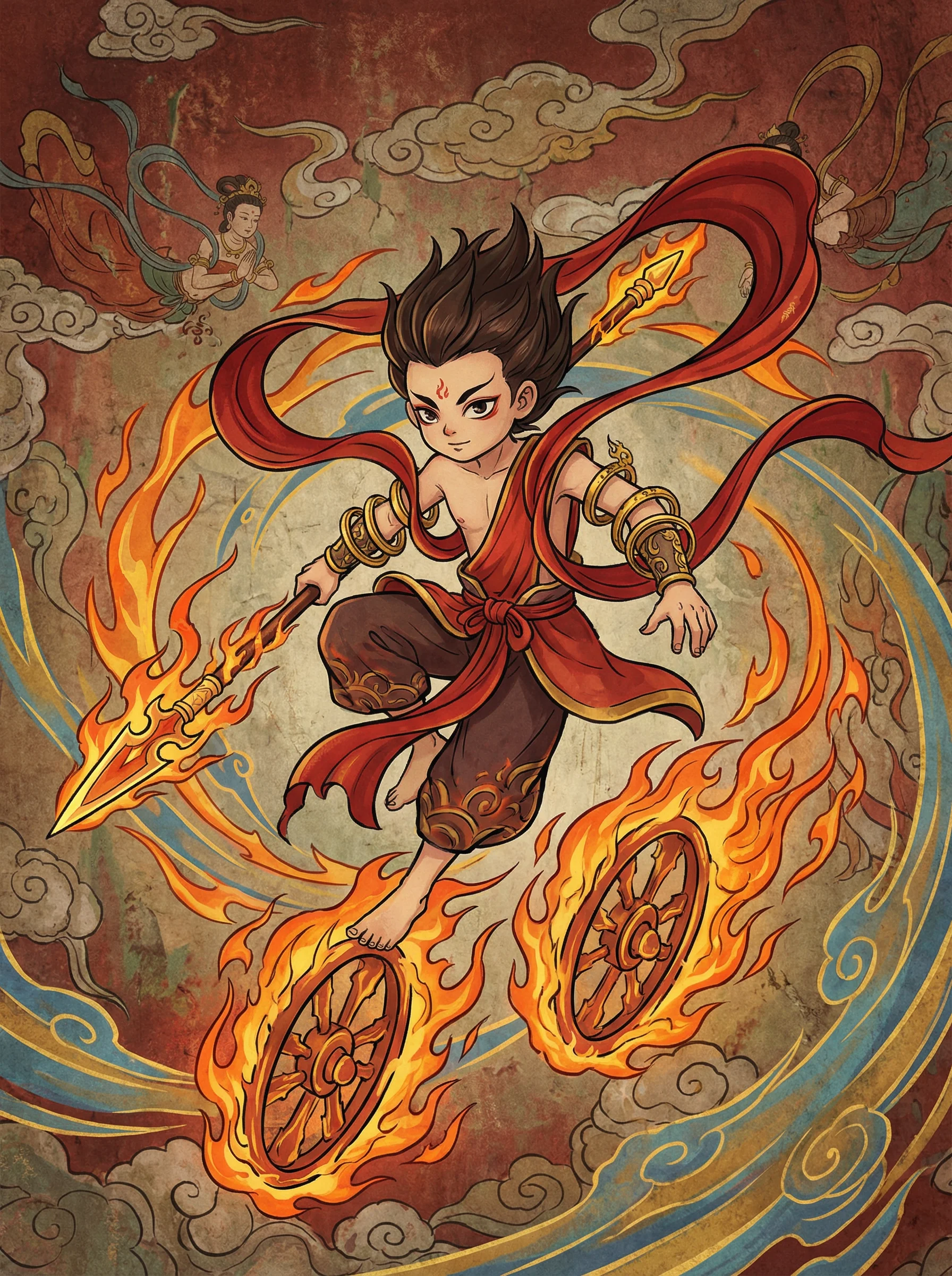 哪吒 - 魔角侦探大三角计划 封神榜阐教动漫角色